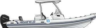 Highfield Boats Sport range illustration