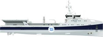 Damen Yacht Support range illustration