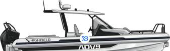 Highfield Boats ADV range illustration