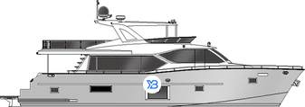 Gulf Craft Nomad Yachts range illustration