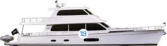 Grand Banks GB85 Skylounge illustration