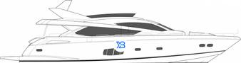 Sunseeker 80 Yacht illustration