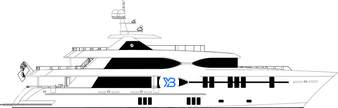 Ocean Alexander 135 Megayacht illustration