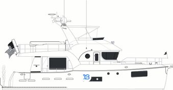 Nordhavn N46  Mk2 illustration