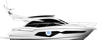 Sunseeker Manhattan 52 Mk2 illustration