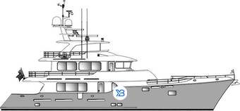 Nordhavn 86 Mk1 illustration