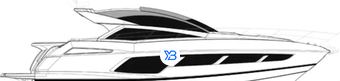 Sunseeker Predator 57 Mk1 illustration