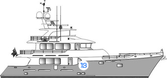 Nordhavn 86 Gen 1 illustration