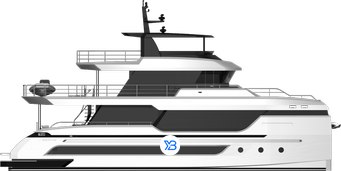 Bering Yachts Expedition Series BC80  illustration