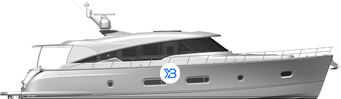 Riviera Belize 66 Sedan illustration