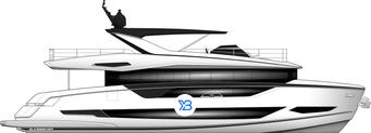 Sunseeker 82 Ocean  illustration