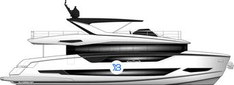 Sunseeker 82 Ocean  illustration