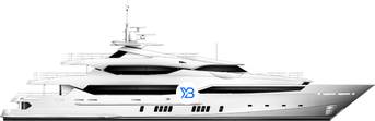 Sunseeker 155 Yacht illustration