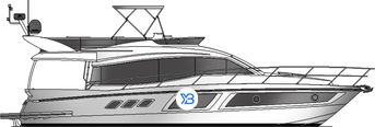 Gulf Craft Majesty 48 illustration