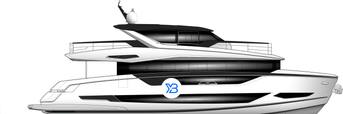 Sunseeker 82 Ocean Enclosed illustration