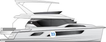 Aquila 44 Yacht illustration