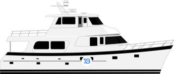 Outer Reef 720 Deluxbridge Motoryacht Mk2 illustration