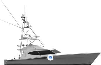 Hatteras GT65 Carolina illustration