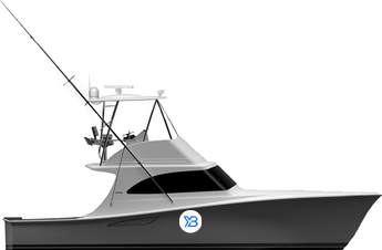 Viking 37 Billfish illustration