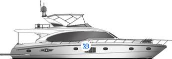 Gulf Craft Majesty 70 illustration