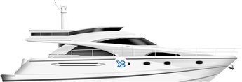 Fairline Squadron 58 Gen 1 illustration