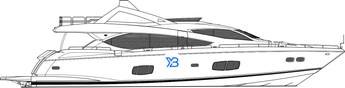 Sunseeker 88 Yacht Gen 1 illustration