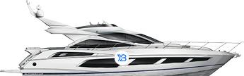 Sunseeker 68 Sport Yacht Gen 2 illustration