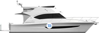 Riviera 39 Sports Motor Yacht illustration