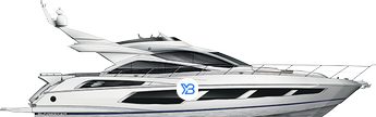 Sunseeker 68 Sport Yacht Mk2 illustration