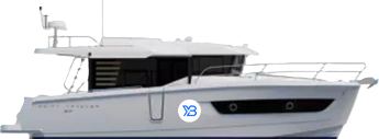 Beneteau Swift Trawler 37 Sedan  illustration