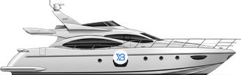 Azimut 68 Evolution Mk2 illustration