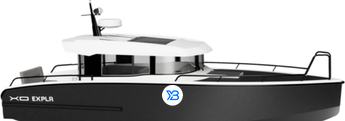 XO Boats EXPLR 10 Sport + IB illustration