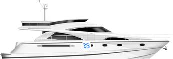 Fairline Squadron 58 Mk1 illustration