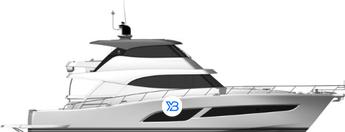 Riviera 68 Sport Motor Yacht Gen 2 illustration