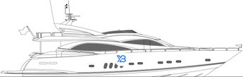 Sunseeker 94 Yacht Mk1 illustration