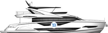 Sunseeker 90 Ocean illustration