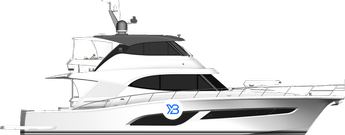 Riviera 64 Sports Motor Yacht Series II Mk2 illustration