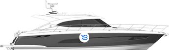 Riviera 5400  Sport Yacht Mk1 illustration