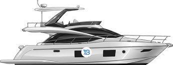 Astondoa 52 Flybridge Mk1 illustration