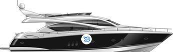 Sunseeker 75 Yacht Gen 1 illustration