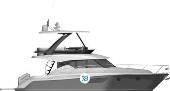 Tiara F44 Flybridge illustration