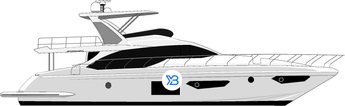 Azimut 66 Mk2 illustration