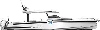 Axopar 38 Sun Top  illustration