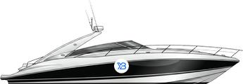 Sunseeker Superhawk 43 illustration