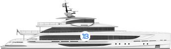 Benetti B.Century 55M Four-Deck illustration