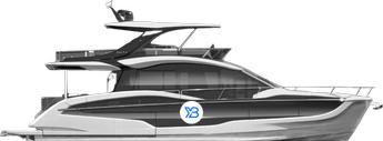 Galeon 620 Fly  Mk2 illustration