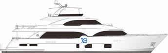 Ocean Alexander 112 Megayacht Mk2 illustration