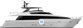 Sanlorenzo SL80 Asymmetric illustration