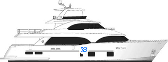 Ocean Alexander 27 Explorer illustration