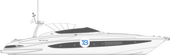 Riva 63' Virtus illustration